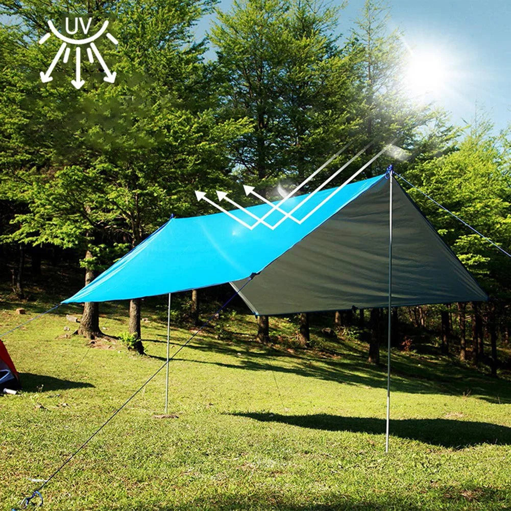 Tent Tarp Rain Sun Shade Hammocks Shelter Camping Survival Outdoor Hammocks Shelter Picnic Awning Canopy Cover