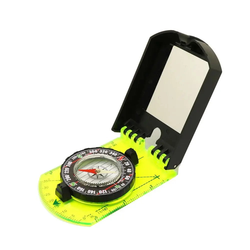 Compass Navigation Map Reading Scouts Camping Hiking Scale Ruler Outdoor Orienteering Tools